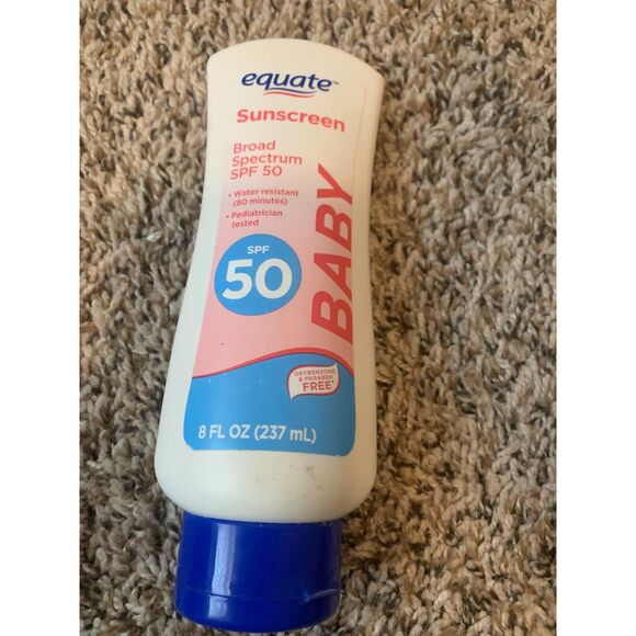 Equate Baby Broad Spectrum Sunscreen SPF 50 Water Resistant Lotion - Picture 1 of 2